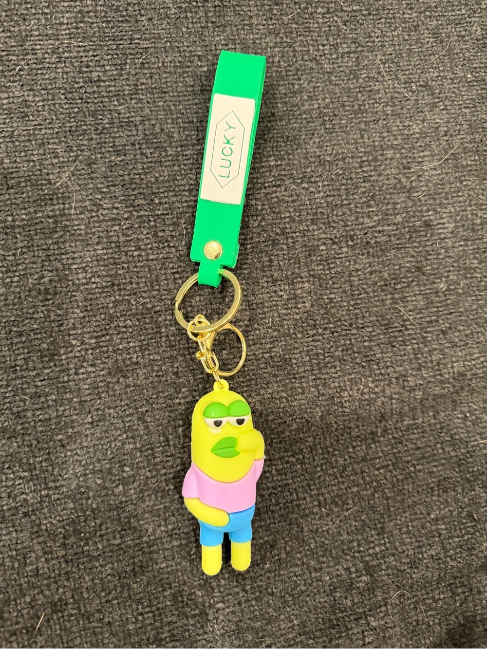 Bikini bottom fish keychain